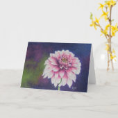 GEVOUWEN KAART MET BLOEM (Gele Bloem)