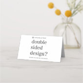 Gevouwen kaart Plaats uw ontwerp Upload (Achterkant)