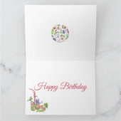 Gevouwen Kaart van Birthday Greeting (Binnen)