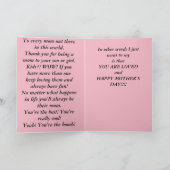 Gevouwen Kaart voor Moederdag (Binnen)