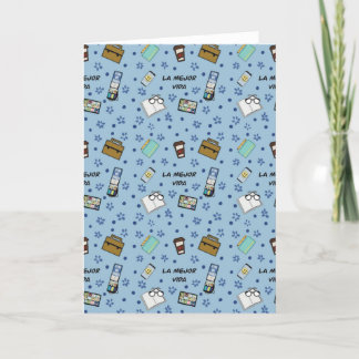 Gevouwen leeg wenskaart JW "La mejor vida" Feestdagen Kaart