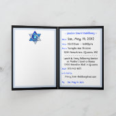 Gevouwen Moderne Bar mitswa (nodig uit) (Binnen)