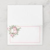 Gevouwen naam Plaats kaart (Buitenkant ongevouwen)