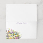 Gevouwen naam Plaats kaart-Pasen (Buitenkant ongevouwen)