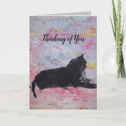 Gevouwen sympathie Wenskaart Kaart (Voorkant)