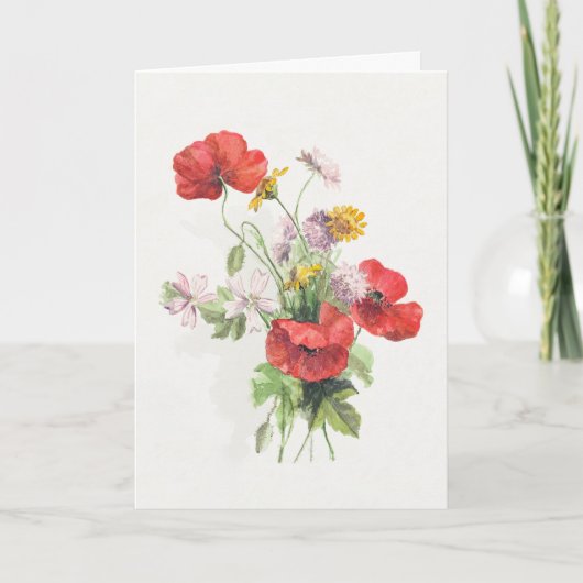 Gevouwen vaderdagskaart bedankkaart (Voorkant)