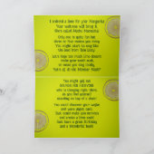 Gevouwen vaderdagskaart bedankkaart (Binnen)