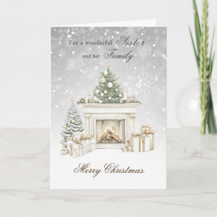 Gevouwen vakantiekaart feestdagen kaart