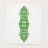 Gevouwen Visitekaartje (Buitenkant ongevouwen)