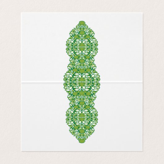 Gevouwen Visitekaartje (Binnenkant ongevouwen)