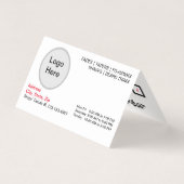 Gevouwen Visitekaartje (Achterkant)