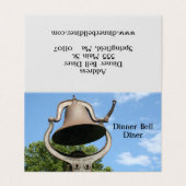 Gevouwen Visitekaartje (Buitenkant ongevouwen)