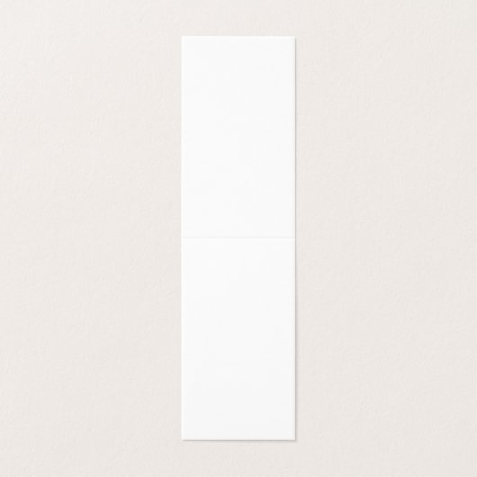 Gevouwen Visitekaartje (Buitenkant ongevouwen)