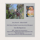 Gevouwen Visitekaartje (Binnenkant ongevouwen)