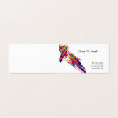 Gevouwen Visitekaartje (Buitenkant ongevouwen)