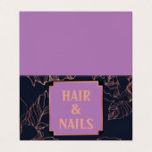 Gevouwen Visitekaartje (Buitenkant ongevouwen)