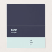 Gevouwen Visitekaartje,  Visitekaartjes (Buitenkant ongevouwen)