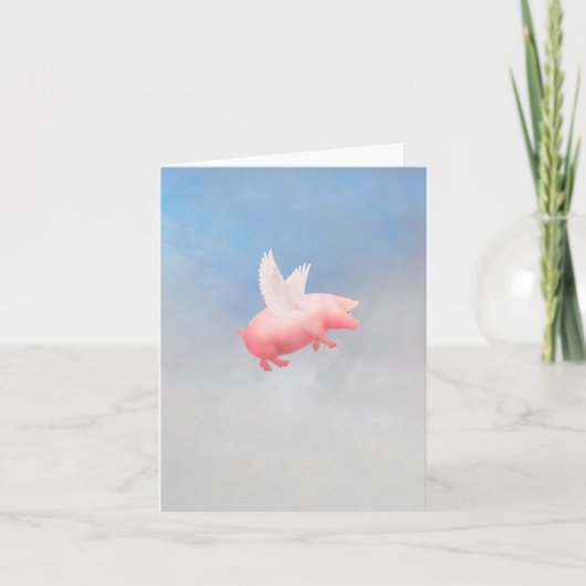 Gevouwen Wenskaart Kaart (Voorkant)