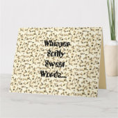 Gevouwen Wenskaart Kaart (Voorkant)