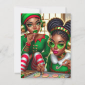 Gevouwen Wenskaart Kaart (Achterkant)