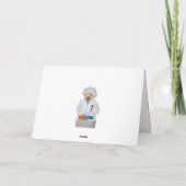 Gevouwen Wenskaart Kaart (Achterkant)