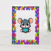 Gevouwen Wenskaart Kaart (Achterkant)