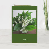 Gevouwen Wenskaart Kaart (Achterkant)