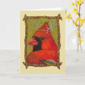 Gevouwen Wenskaart Kaart (Gele Bloem)