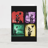 Gevouwen Wenskaart Kaart (Voorkant)