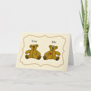 Gevouwen Wenskaart Kaart