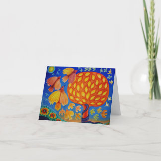 Gevouwen Wenskaart Kaart