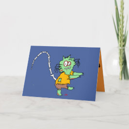 Gevouwen Wenskaart Kaart