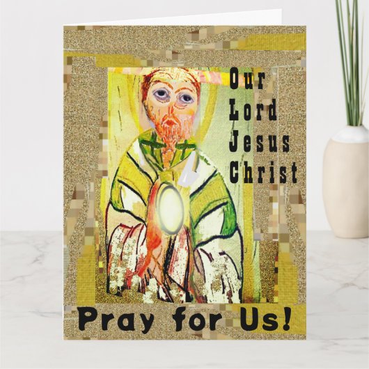 Gevouwen Wenskaart Kaart (Voorkant)