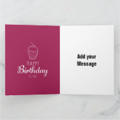 Gevouwen Wenskaart Kaart (Binnen)