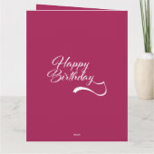 Gevouwen Wenskaart Kaart (Achterkant)