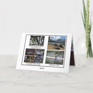 Gevouwen Wenskaart Kaart