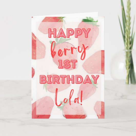 Gevouwen Wenskaart Kaart (Voorkant)