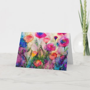 Gevouwen Wenskaart Kaart