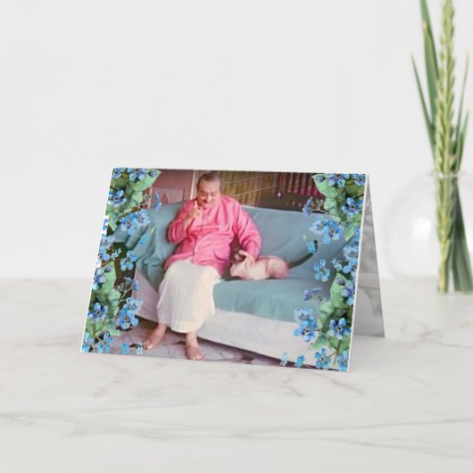 Gevouwen Wenskaart Kaart (Voorkant)