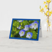 Gevouwen Wenskaart Kaart (Gele Bloem)