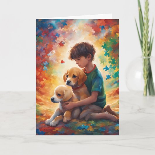 Gevouwen Wenskaart Kaart (Voorkant)