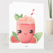 Gevouwen Wenskaart Kaart (Achterkant)