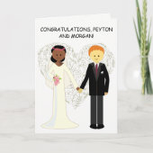 Gevouwen Wenskaart Kaart (Voorkant)