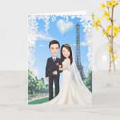 Gevouwen Wenskaart Kaart (Gele Bloem)