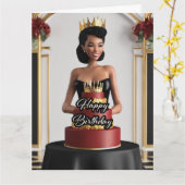 Gevouwen Wenskaart Kaart (Gele Bloem)