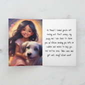 Gevouwen Wenskaart Kaart (Binnen)