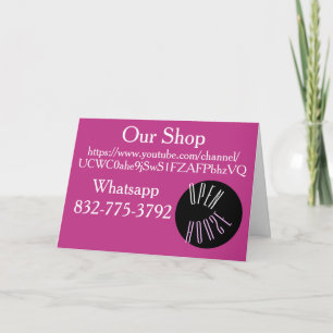 Gevouwen Wenskaart Kaart