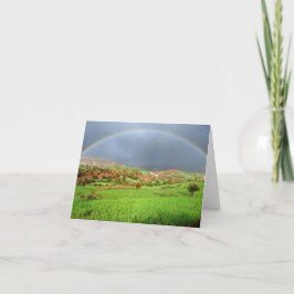 Gevouwen Wenskaart - Marokko Kaart