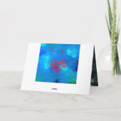 Gevouwen Wenskaart met uw foto en tekst Kaart (Achterkant)