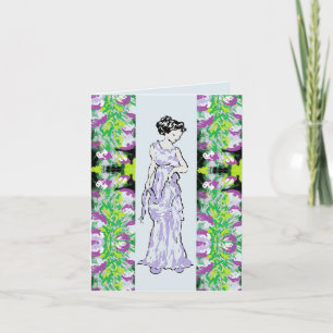 Gevouwen Wenskaart: touch of class Kaart